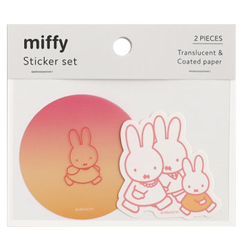 ステッカーセット
[BM-312/miffy walk]
(COLORTONE)